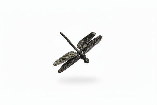 Bronze sculpture of a dragonfly made by Atomic Carrots for US Fish and Wildlife