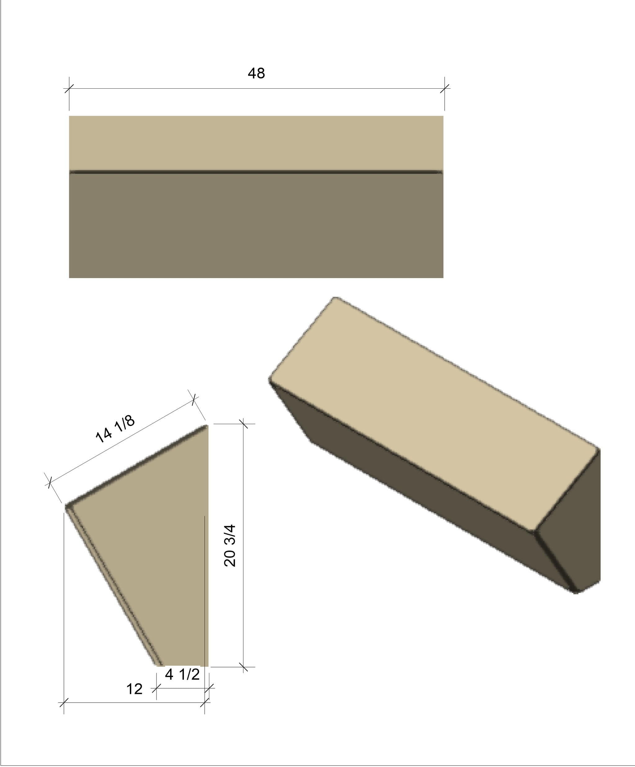 Gallery Reading Rail – Floating