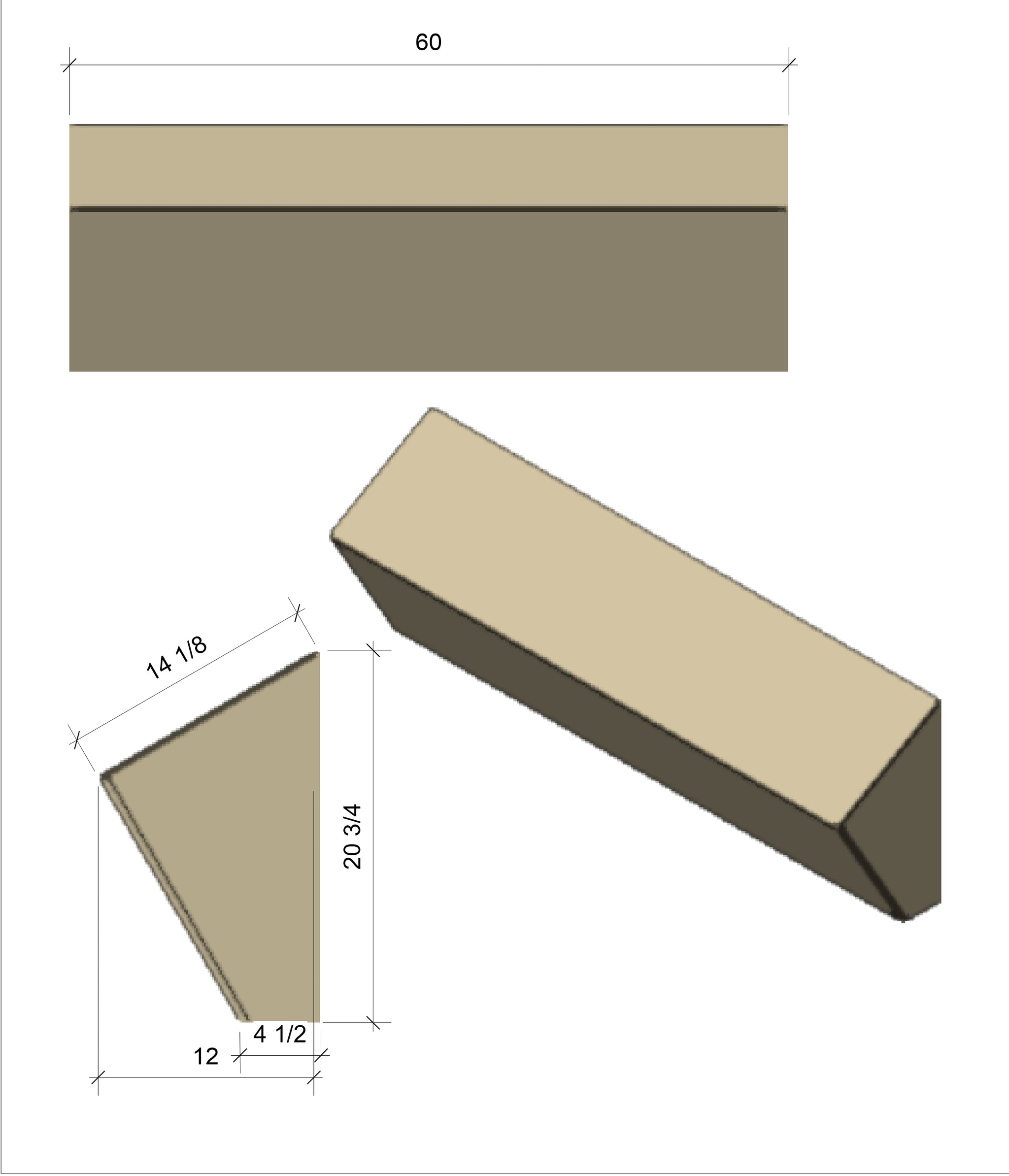 Gallery Reading Rail – Floating