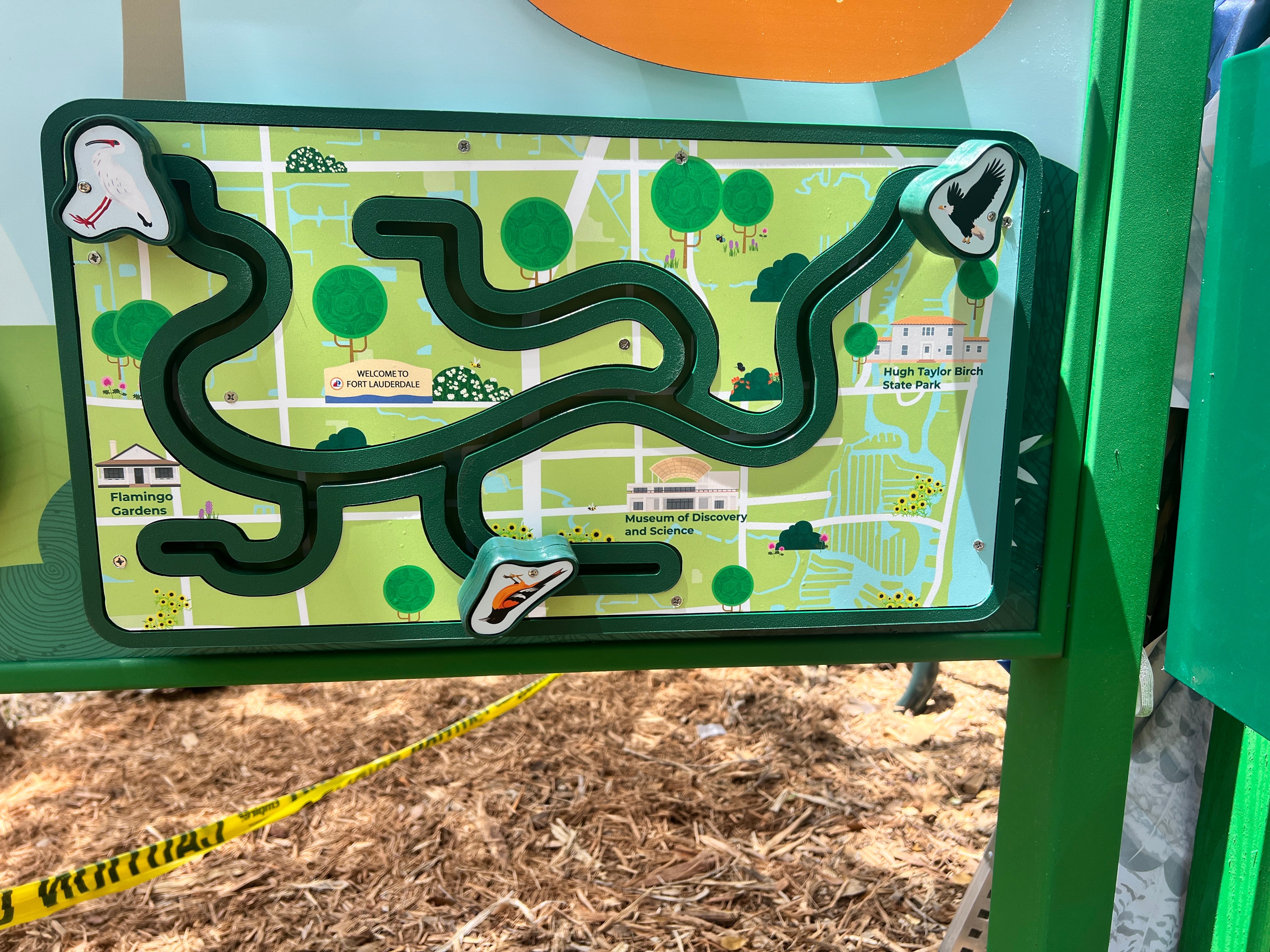 Children’s Outdoor Maze Panel – Custom Local Theme (HDPE)