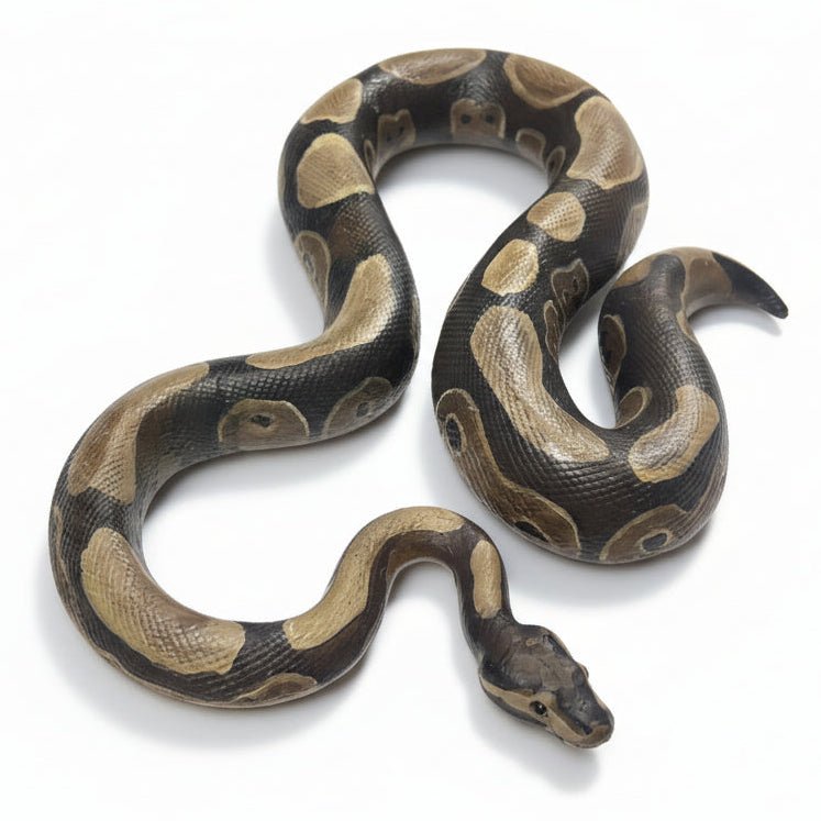 Ball Python Tactile Exhibit Replica – UV - Sealed, High - Touch Model - Atomic Carrots