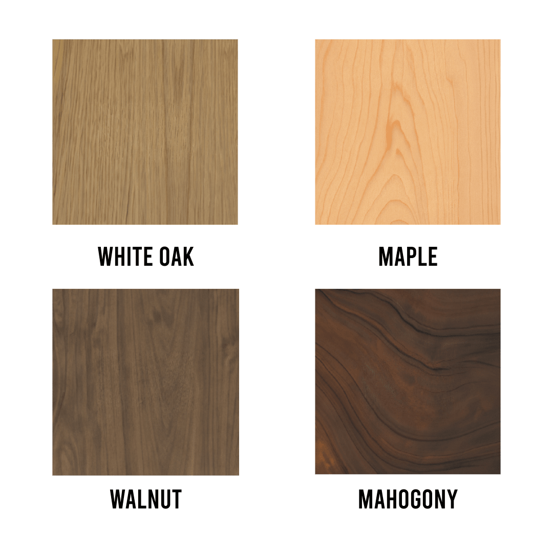 Heritage Reading Rail - Wood Veneer, Freestanding - Atomic Carrots