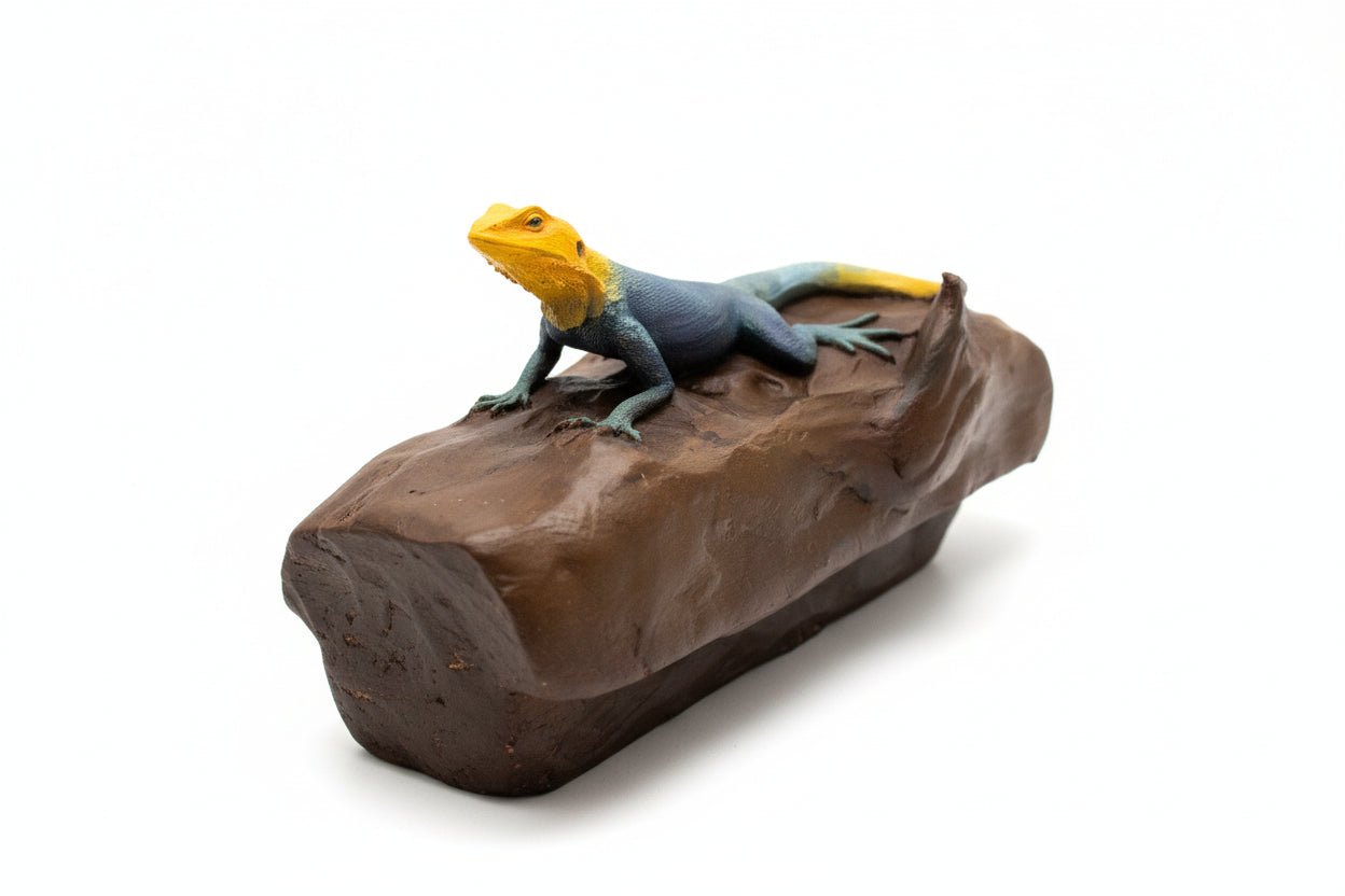 Peter's Rock Agama Tactile Exhibit Replica – UV - Sealed, High - Touch Model - Atomic Carrots