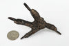 Red Hawk Talon Bronze Sculpture – Outdoor Tactile Exhibit Replica - Atomic Carrots