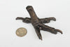 Red Hawk Talon Bronze Sculpture – Outdoor Tactile Exhibit Replica - Atomic Carrots