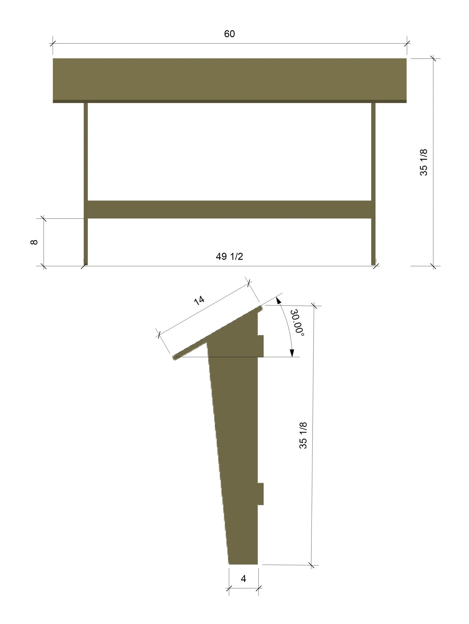 Studio Reading Rail – Custom Color Finish - Atomic Carrots